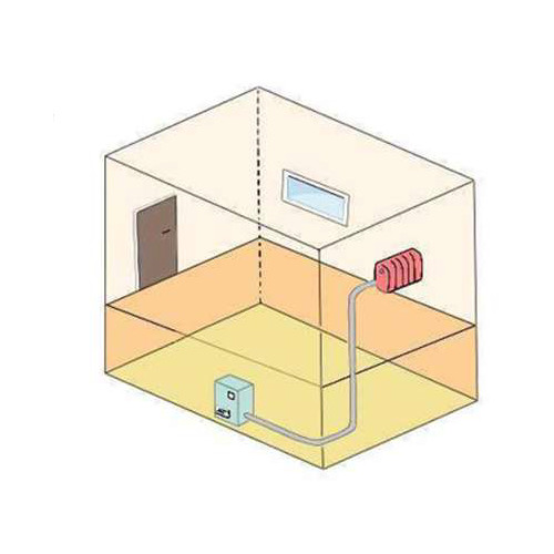 In einem Heizraum im Keller